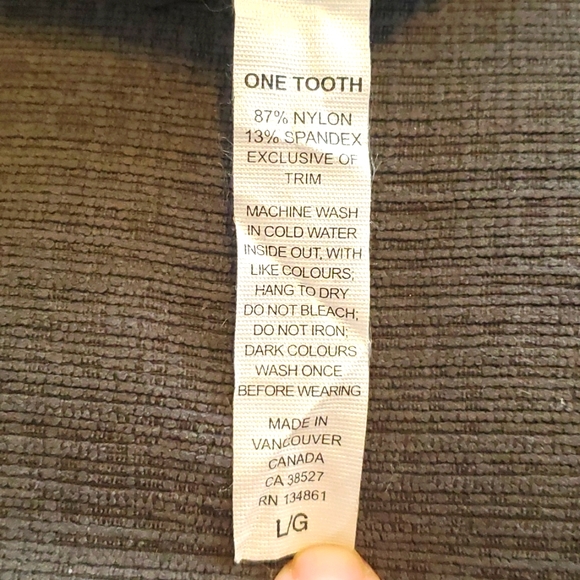 One Tooth Straight Leg 21.5" Capri Crop Pants Like the Groove Pant Crop - Picture 2 of 8